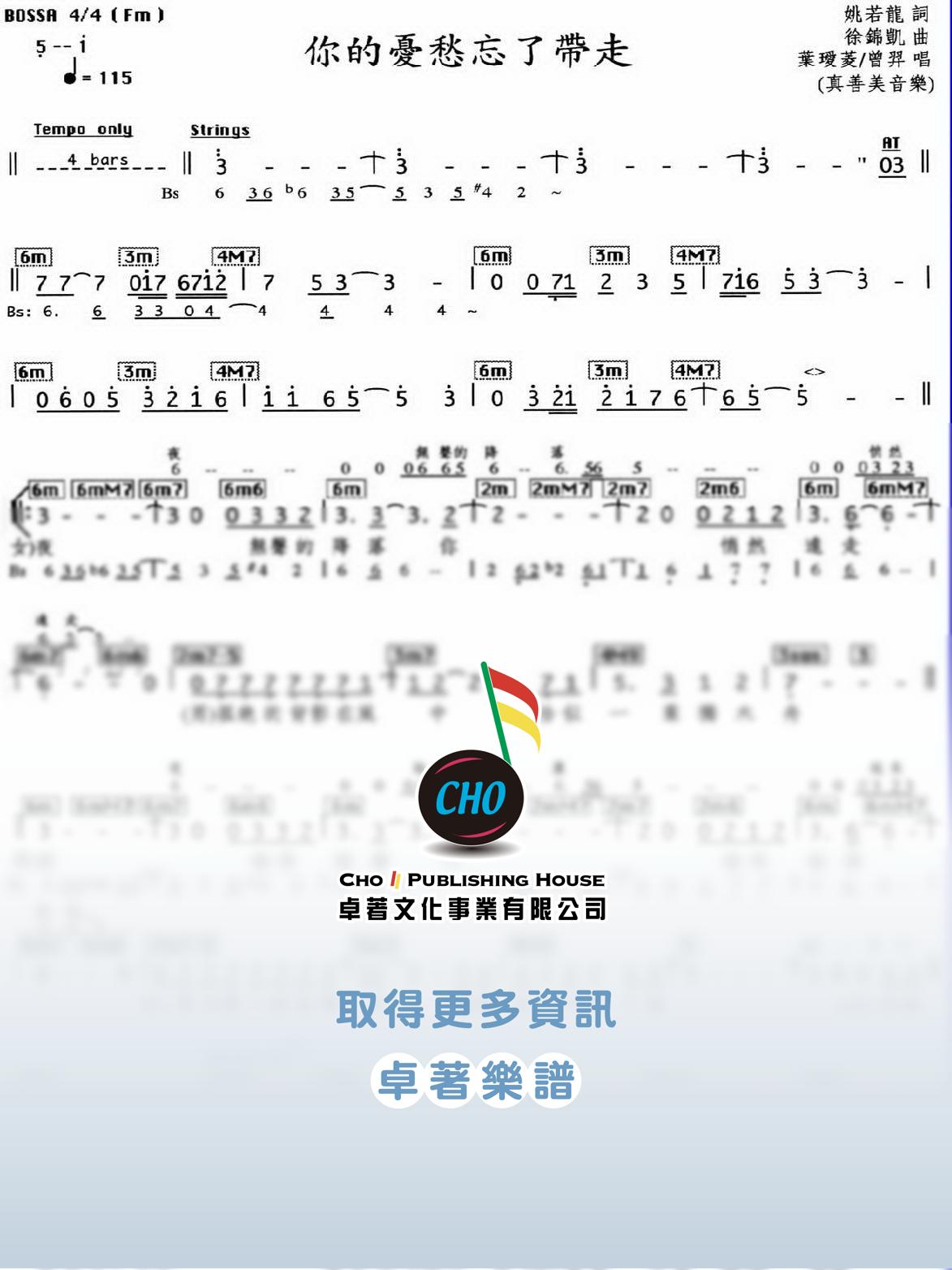 你的憂愁忘了帶走